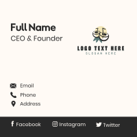 Coconut Juice Drink Business Card Design