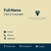 Corporate Suit Necktie Business Card Design