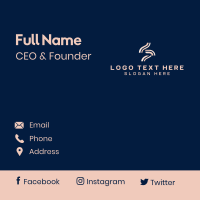 Multimedia Digital Letter S Business Card Design