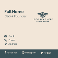 Industrial Hammer Carpentry Business Card Design