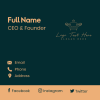 Luxury Sofa Furniture Business Card Design