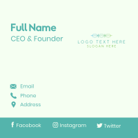 Modern Tech Line Business Business Card Design