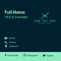 Digital Software Tech Programmer Business Card Design