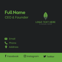 Biotech Leaf Science Business Card Design