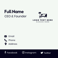 Lounge Sofa Furniture Business Card Design