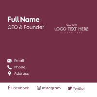 Cafe Enterprise Wordmark Business Card Design