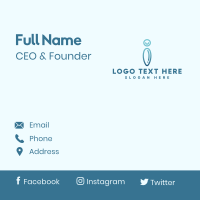 Creative Human Letter I Business Card Design