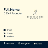 Feather Ink Pen Business Card Design