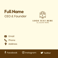 Luxury Gourmet Restaurant Business Card Design