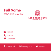 Chain Lock gaming Business Card Design