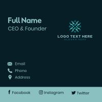 Team Community Foundation Business Card Design