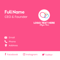 Colorful Rings Business Card Design