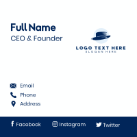 Hat Fashion Clothing Business Card Design