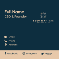 Crypto Digital Currency Business Card Design