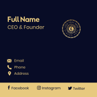 Digital Crypto Currency Business Card Design