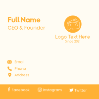 Cheese Slice Business Card Design