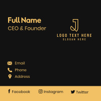 Tailoring Clothing Boutique Business Card Design