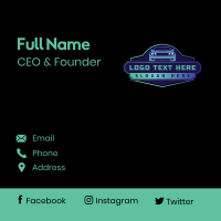 Car Garage Vehicle Business Card Design