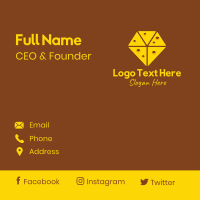 Diamond Gem Cheese  Business Card Design