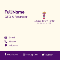 Cute Happy Kid  Business Card Design