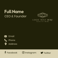 Kitchen Restaurant Cuisine Business Card Design