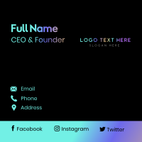 Simple Creative Business Business Card Design