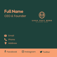 Sun Farm Field Business Card Design