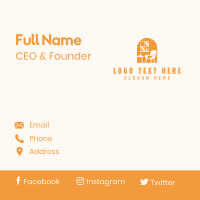 Room Decor Furnishing Business Card Design