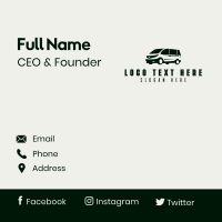 SUV Van Automobile Business Card Design