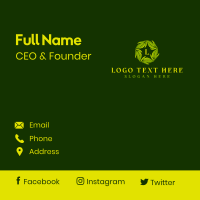 Nature Leaf Wellness Business Card Design