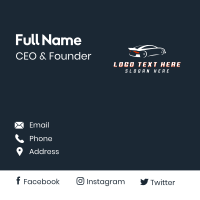 Auto Car Vehicle Business Card Design