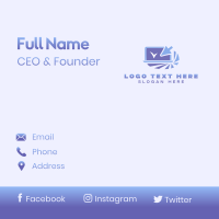 Computer Tech Software Business Card Design