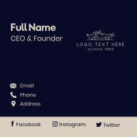 Retro Convertible Car Business Card Design