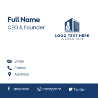 Logistics Storage Warehouse Business Card Design