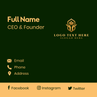 Luxury Lotus Wellness Business Card Design