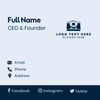 Digital Dslr Camera Business Card Design