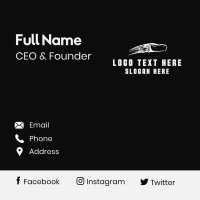 Modern Speedy Car Business Card Design