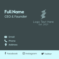 Scribble Twister Lightning Business Card Design