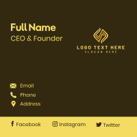 Company Digital Letter S Business Card Design