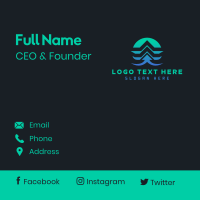 Forwarding Arrow Delivery Business Card Design