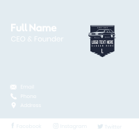 Muscle Car Automotive Business Card Design