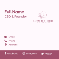 Eco Organic Wellness Business Card Design