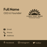 Forest Wood Sawmill Business Card | BrandCrowd Business Card Maker