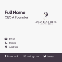 Publishing Feather Pen Business Card Design