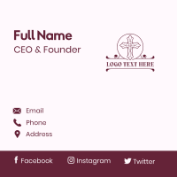 Spiritual Holy Fellowship Business Card Design