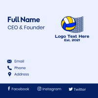 Volleyball Net Business Card | BrandCrowd Business Card Maker