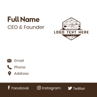 Adventure Mountain Trekking Business Card Design