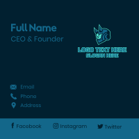 Robot Ninja Gaming  Business Card Design