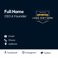 Car Garage Automobile Business Card Design