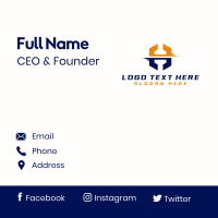 Logistics Fast Delivery Business Card Design